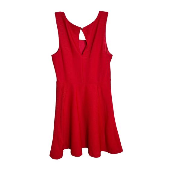 Express Sleeveless Scarlet Red Cutout Dress Women's Small - Picture 2 of 9